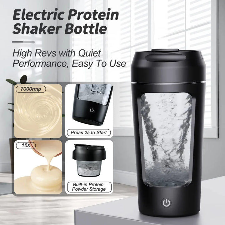 650ml USB Electric Protein Shaker Bottle