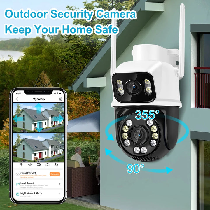 WiFi Security Camera 4K – 24/7 Protection!